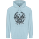 SPQR Roman Emblem Gym Training Top Childrens Kids Hoodie Light Blue