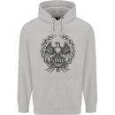 SPQR Roman Emblem Gym Training Top Childrens Kids Hoodie Sports Grey