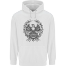 SPQR Roman Emblem Gym Training Top Childrens Kids Hoodie White