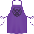 SPQR Roman Emblem Gym Training Top Cotton Apron 100% Organic Purple