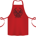 SPQR Roman Emblem Gym Training Top Cotton Apron 100% Organic Red