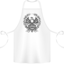SPQR Roman Emblem Gym Training Top Cotton Apron 100% Organic White