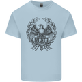 SPQR Roman Emblem Gym Training Top Kids T-Shirt Childrens Light Blue
