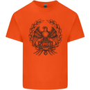 SPQR Roman Emblem Gym Training Top Kids T-Shirt Childrens Orange