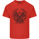 SPQR Roman Emblem Gym Training Top Kids T-Shirt Childrens Red