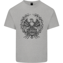 SPQR Roman Emblem Gym Training Top Kids T-Shirt Childrens Sports Grey