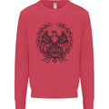 SPQR Roman Emblem Gym Training Top Mens Sweatshirt Jumper Heliconia