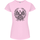 SPQR Roman Emblem Gym Training Top Womens Petite Cut T-Shirt Light Pink