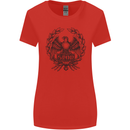 SPQR Roman Emblem Gym Training Top Womens Wider Cut T-Shirt Red