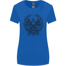 SPQR Roman Emblem Gym Training Top Womens Wider Cut T-Shirt Royal Blue