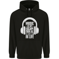 Music Is My Escape From B/S in Life Dance Childrens Kids Hoodie Black