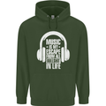 Music Is My Escape From B/S in Life Dance Childrens Kids Hoodie Forest Green