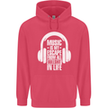 Music Is My Escape From B/S in Life Dance Childrens Kids Hoodie Heliconia