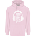 Music Is My Escape From B/S in Life Dance Childrens Kids Hoodie Light Pink
