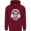 Music Is My Escape From B/S in Life Dance Childrens Kids Hoodie Maroon