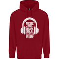 Music Is My Escape From B/S in Life Dance Childrens Kids Hoodie Red