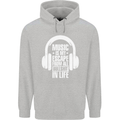Music Is My Escape From B/S in Life Dance Childrens Kids Hoodie Sports Grey