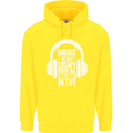 Music Is My Escape From B/S in Life Dance Childrens Kids Hoodie Yellow