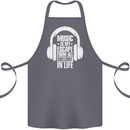 Music Is My Escape From B/S in Life Dance Cotton Apron 100% Organic Steel