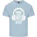 Music Is My Escape From B/S in Life Dance Kids T-Shirt Childrens Light Blue
