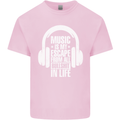 Music Is My Escape From B/S in Life Dance Kids T-Shirt Childrens Light Pink