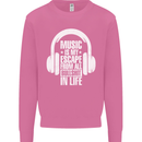 Music Is My Escape From B/S in Life Dance Mens Sweatshirt Jumper Azalea