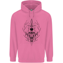 Sabre Tooth Tiger Skull Sword Childrens Kids Hoodie Azalea