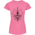Sabre Tooth Tiger Skull Sword Womens Petite Cut T-Shirt Azalea