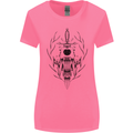 Sabre Tooth Tiger Skull Sword Womens Wider Cut T-Shirt Azalea