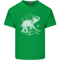 Sacral Style Elephant Meditation Tattoo Art Kids T-Shirt Childrens Irish Green