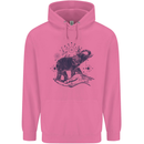 Sacral Style Elephant Meditation Tattoo Art Mens 80% Cotton Hoodie Azelea