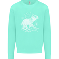 Sacral Style Elephant Meditation Tattoo Art Mens Sweatshirt Jumper Peppermint