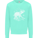 Sacral Style Elephant Meditation Tattoo Art Mens Sweatshirt Jumper Peppermint
