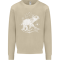 Sacral Style Elephant Meditation Tattoo Art Mens Sweatshirt Jumper Sand
