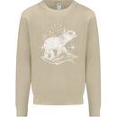 Sacral Style Elephant Meditation Tattoo Art Mens Sweatshirt Jumper Sand