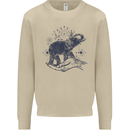 Sacral Style Elephant Meditation Tattoo Art Mens Sweatshirt Jumper Sand