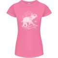 Sacral Style Elephant Meditation Tattoo Art Womens Petite Cut T-Shirt Azalea