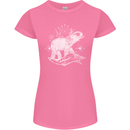 Sacral Style Elephant Meditation Tattoo Art Womens Petite Cut T-Shirt Azalea