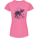 Sacral Style Elephant Meditation Tattoo Art Womens Petite Cut T-Shirt Azalea