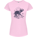 Sacral Style Elephant Meditation Tattoo Art Womens Petite Cut T-Shirt Light Pink