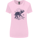 Sacral Style Elephant Meditation Tattoo Art Womens Wider Cut T-Shirt Light Pink