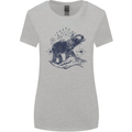 Sacral Style Elephant Meditation Tattoo Art Womens Wider Cut T-Shirt Sports Grey