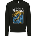 Sad Monster Club Zombie Halloween Kids Sweatshirt Jumper Black