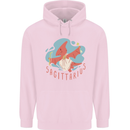 Sagittarius Dinosaur Pterosaurs Star Sign Childrens Kids Hoodie Light Pink