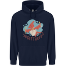 Sagittarius Dinosaur Pterosaurs Star Sign Childrens Kids Hoodie Navy Blue
