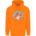 Sagittarius Dinosaur Pterosaurs Star Sign Childrens Kids Hoodie Orange