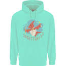 Sagittarius Dinosaur Pterosaurs Star Sign Childrens Kids Hoodie Peppermint