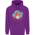 Sagittarius Dinosaur Pterosaurs Star Sign Childrens Kids Hoodie Purple