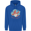 Sagittarius Dinosaur Pterosaurs Star Sign Childrens Kids Hoodie Royal Blue