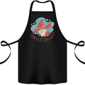 Sagittarius Dinosaur Pterosaurs Star Sign Cotton Apron 100% Organic Black